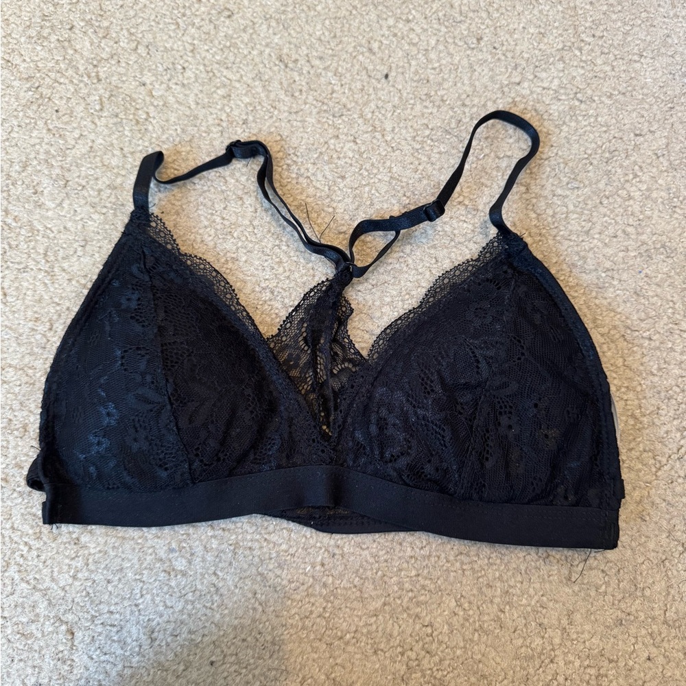 Lace Bralette in Black